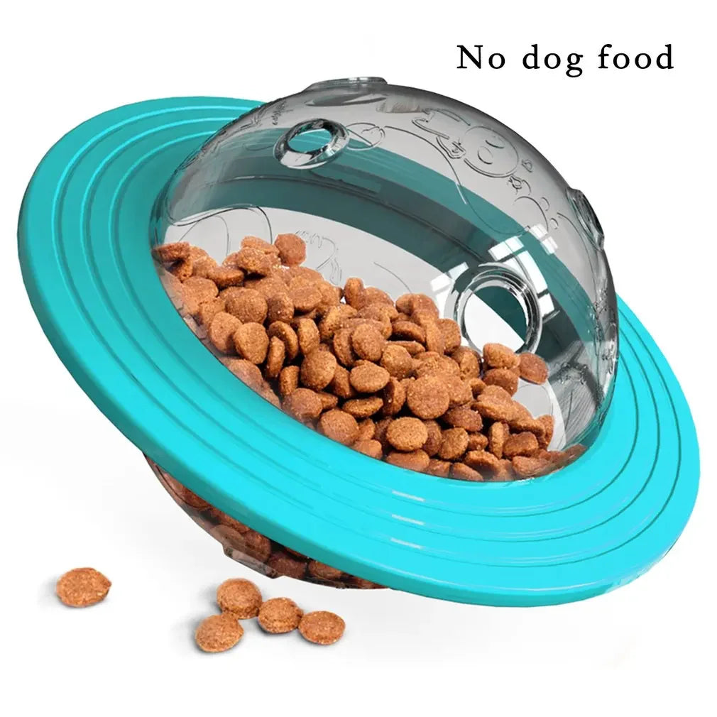 Flying Saucer Pet Puzzle Feeder & Training Toy