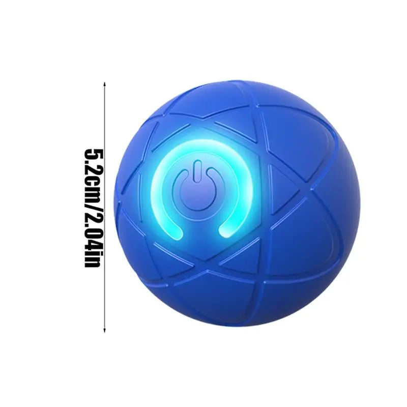 Balle roulante active pour chiens – Jouet interactif rechargeable par USB avec lumières LED