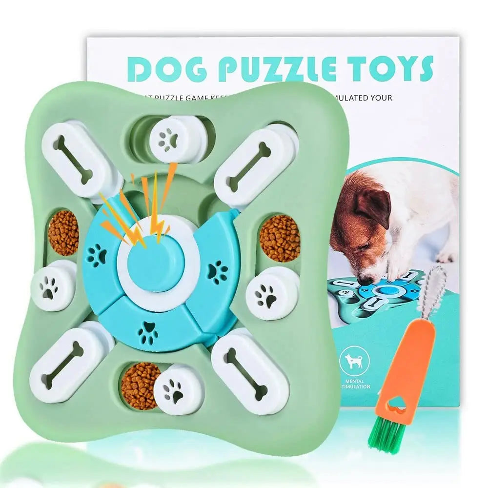 Jouet puzzle interactif pour chien – Boostez le QI de votre chiot et gardez-le engagé !