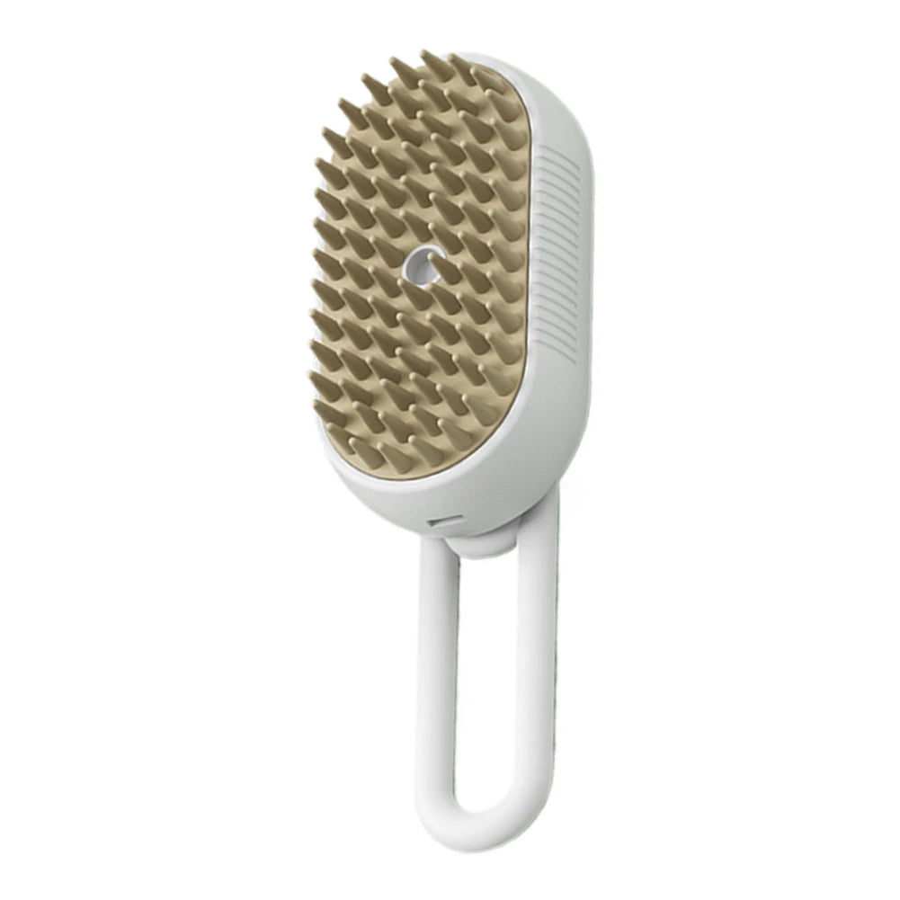 Dog Steam Brush – 3-in-1 Grooming, Hair Removal & Massage Comb!