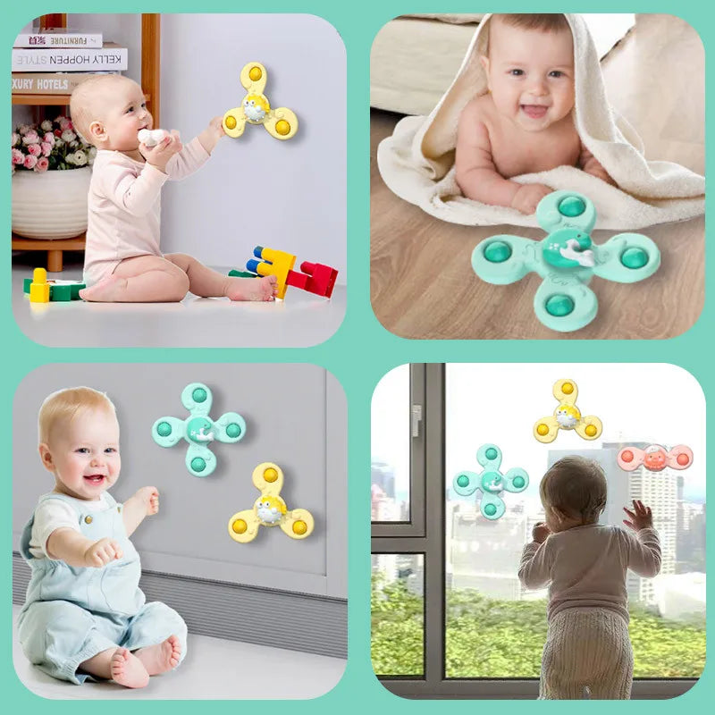 Baby Bath Spinner Toys