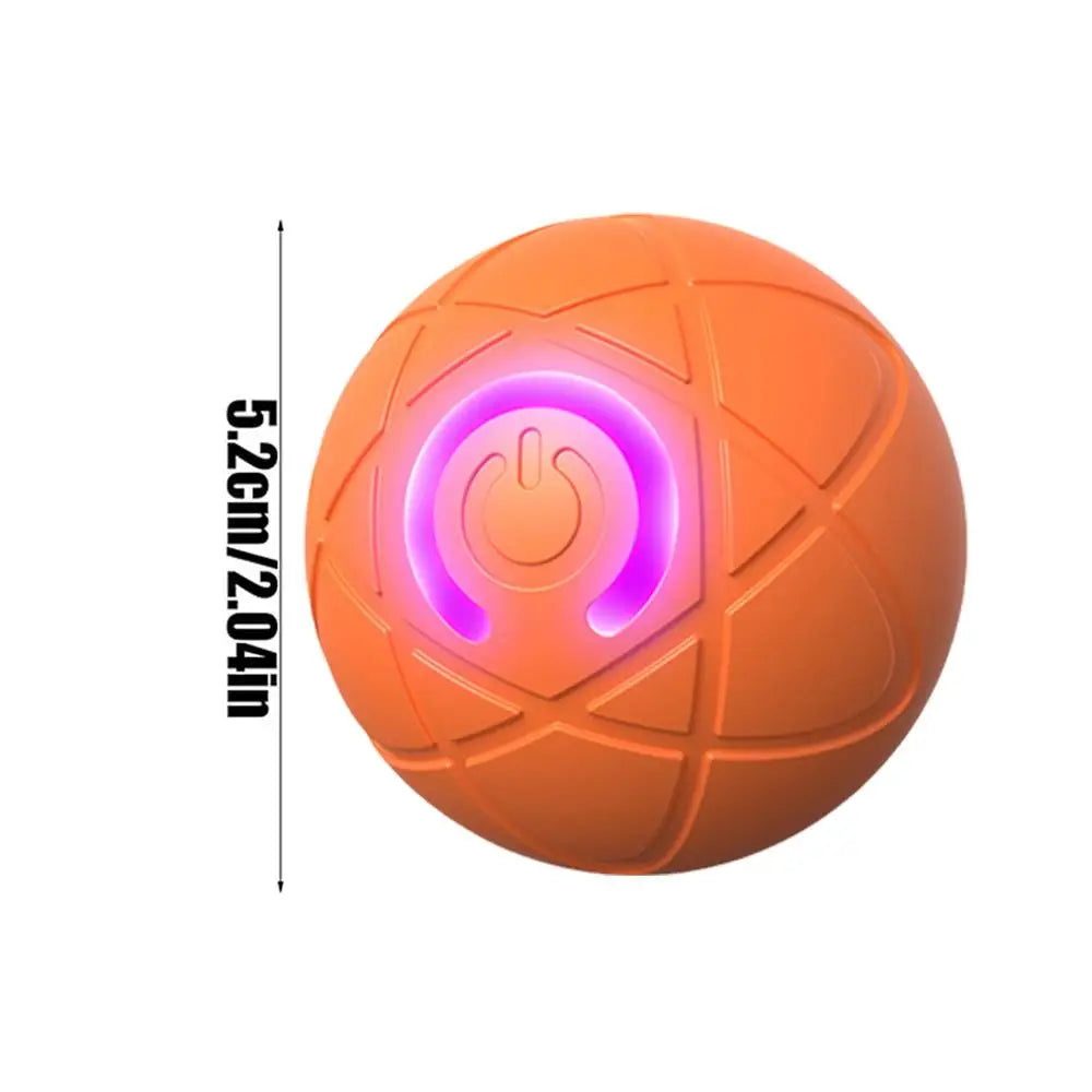 Balle roulante active pour chiens – Jouet interactif rechargeable par USB avec lumières LED