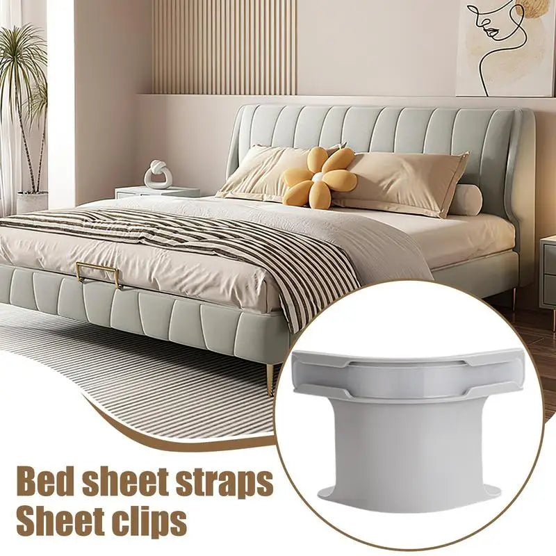 Bed Sheet Fasteners – Heavy Duty Corner Tightener Clips for Secure & Elegant Bedding!