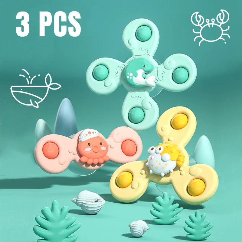 Baby Bath Spinner Toys