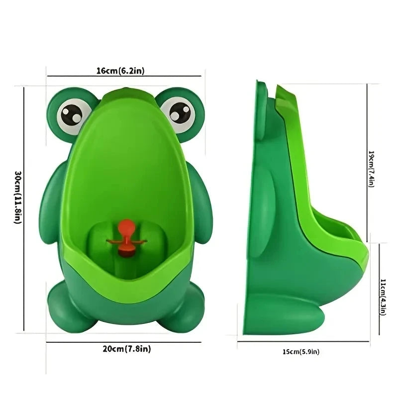 Cute Baby Frog Potty Training