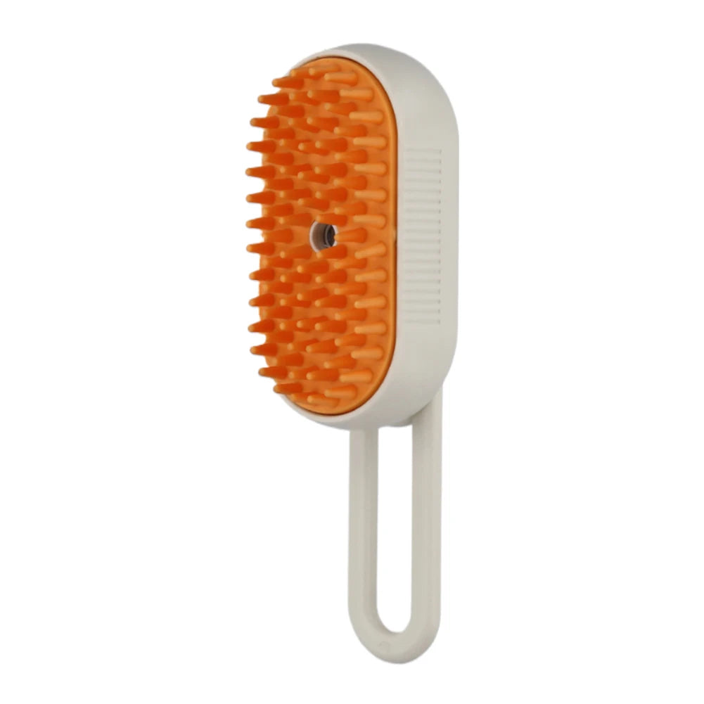 Dog Steam Brush – 3-in-1 Grooming, Hair Removal & Massage Comb!