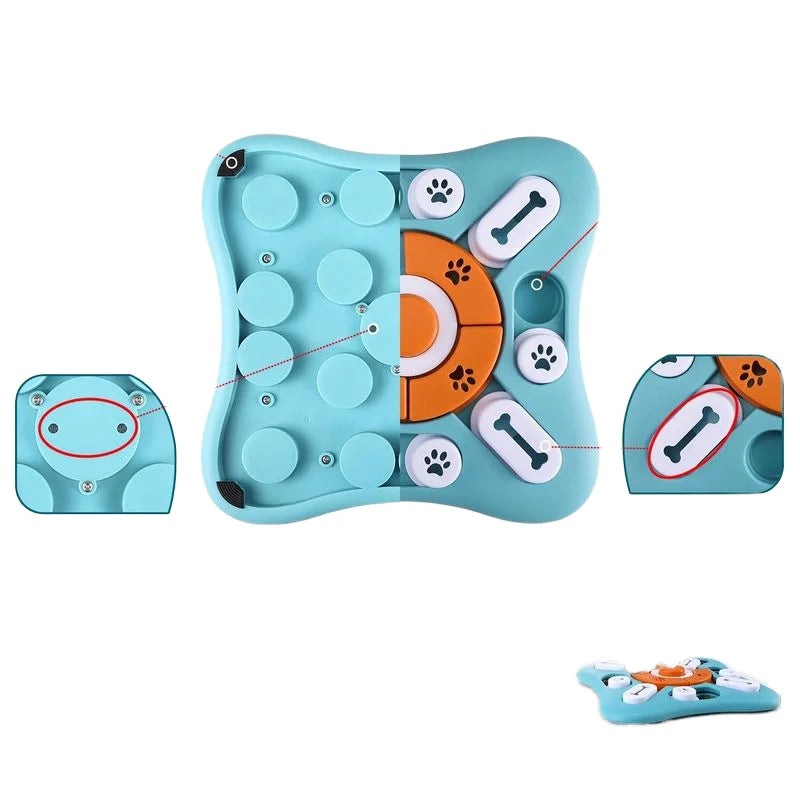 Jouet puzzle interactif pour chien – Boostez le QI de votre chiot et gardez-le engagé !