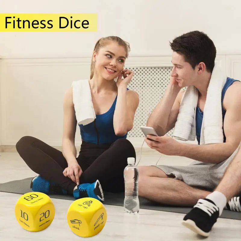 Fitness Exercise Dice – Roll Your Way to a Fun Workout Anywhere!