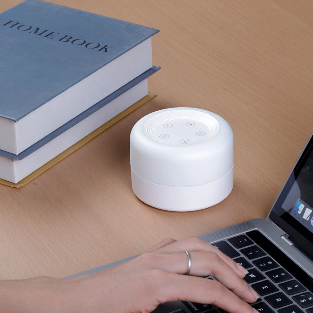 Machine de son de relaxation utilisant le bruit blanc