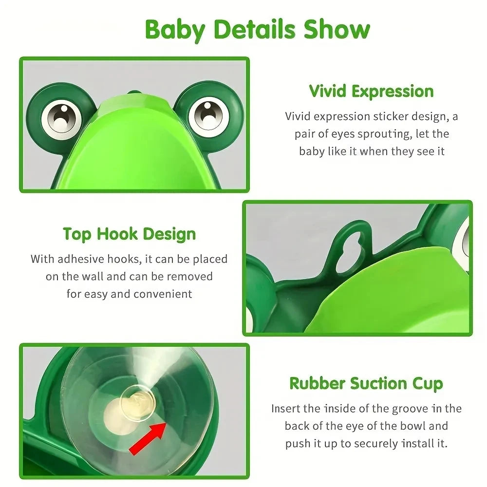 Cute Baby Frog Potty Training