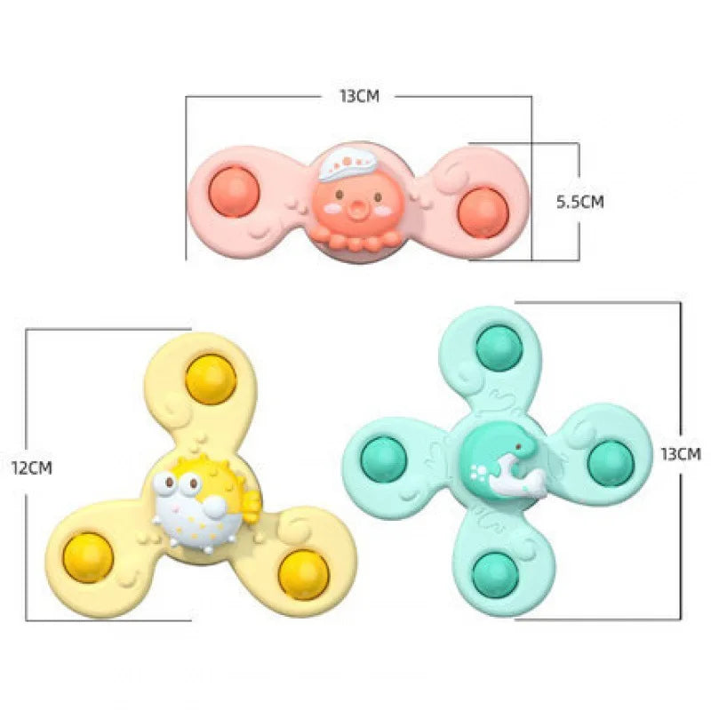Baby Bath Spinner Toys