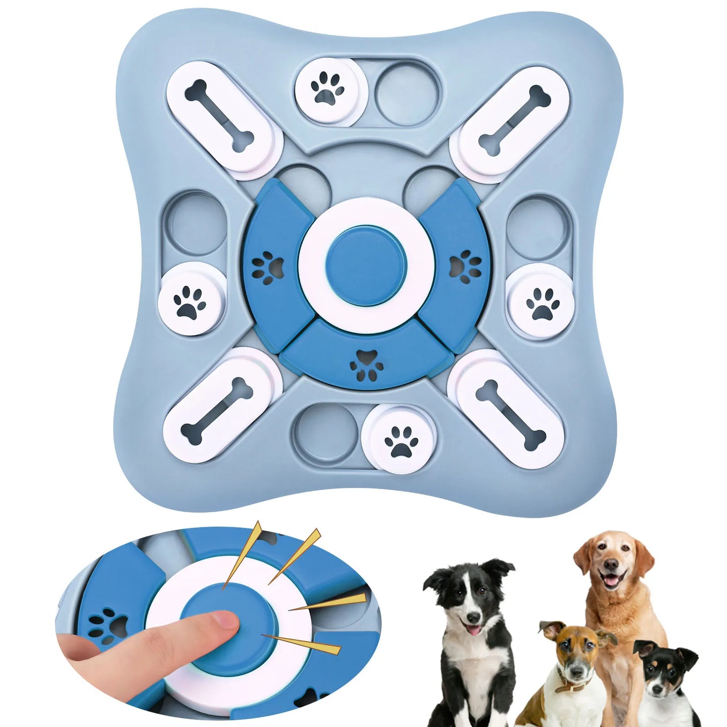 Jouet puzzle interactif pour chien – Boostez le QI de votre chiot et gardez-le engagé !