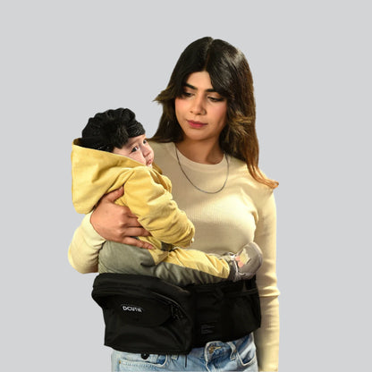 Porte-bébé ergonomique sur la hanche