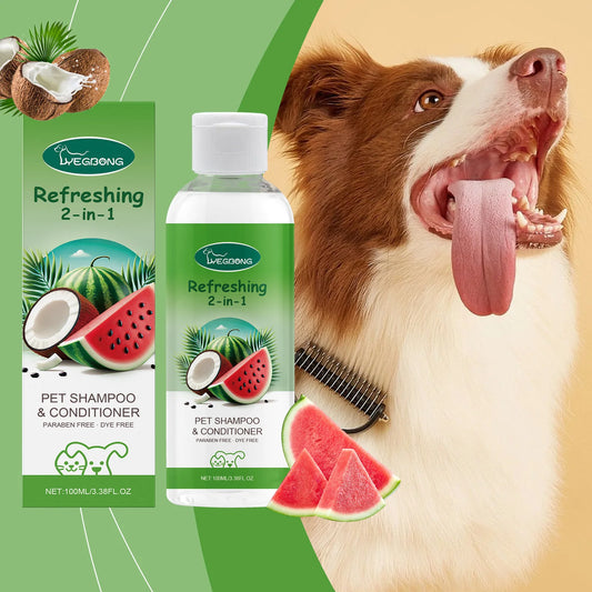 2-in-1 Dog Shampoo & Conditioner – Hydrate, Clean & Soothe in One Step!