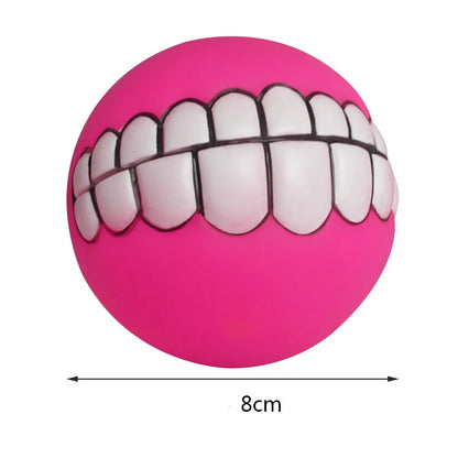 Smiling Dog Ball – Fun, Chewable & Interactive Toy for laughs around the house!