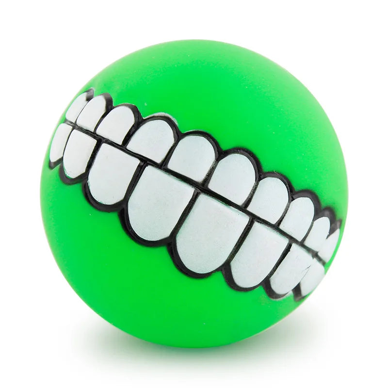 Smiling Dog Ball – Fun, Chewable & Interactive Toy for laughs around the house!