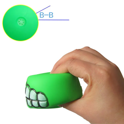 Smiling Dog Ball – Fun, Chewable & Interactive Toy for laughs around the house!