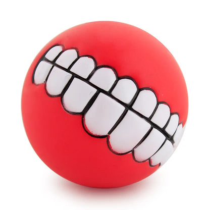 Smiling Dog Ball – Fun, Chewable & Interactive Toy for laughs around the house!