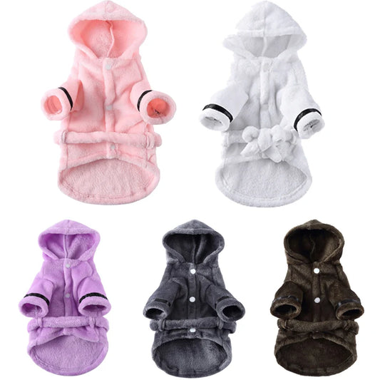 Dog Towel Pajama With Hood – Luxurious Comfort & Quick-Drying Absorption!