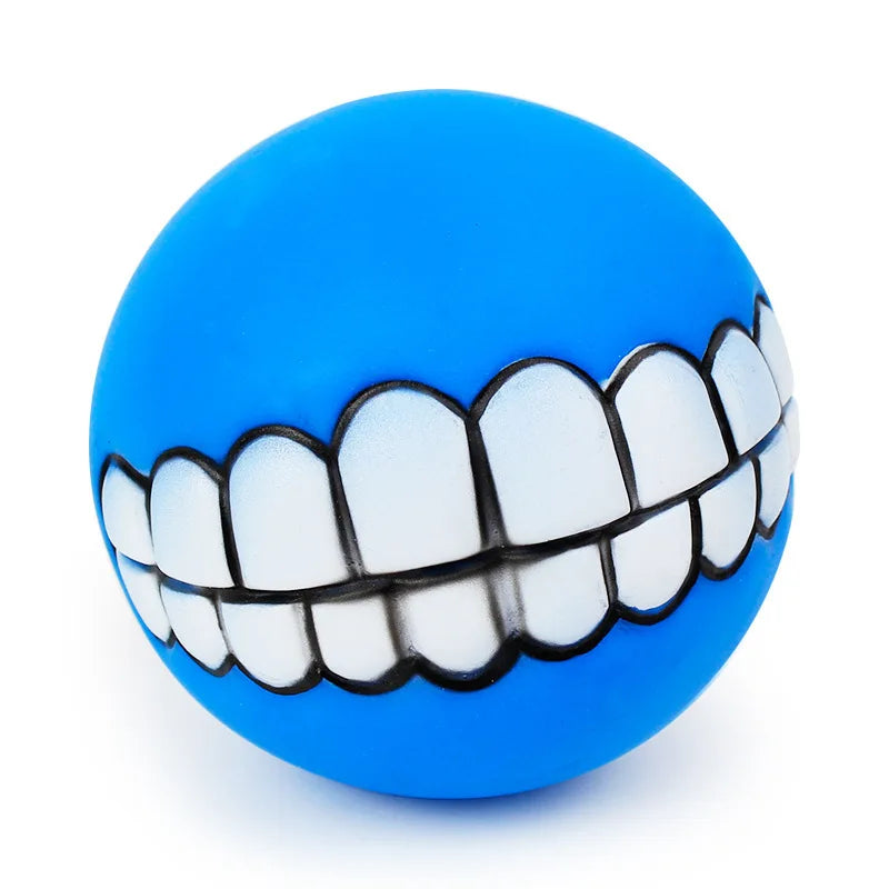 Smiling Dog Ball – Fun, Chewable & Interactive Toy for laughs around the house!