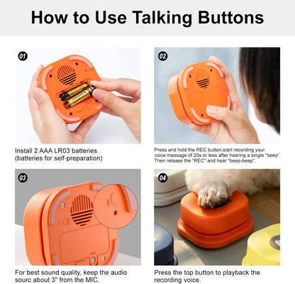 Dog Talking Buttons Set – Empower Your Pet to Communicate!