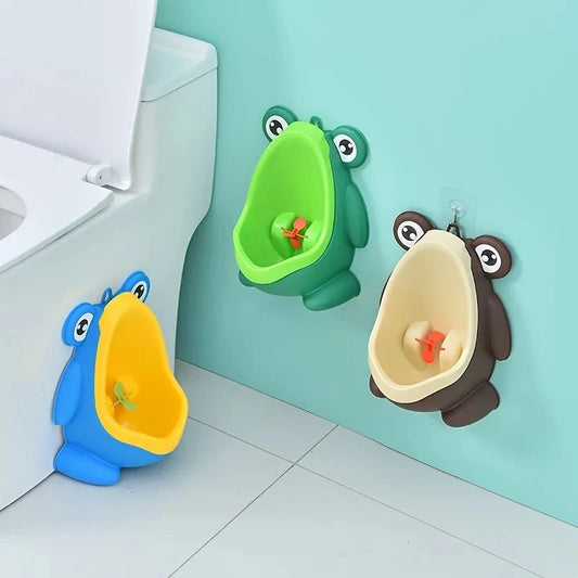 Cute Baby Frog Potty Training