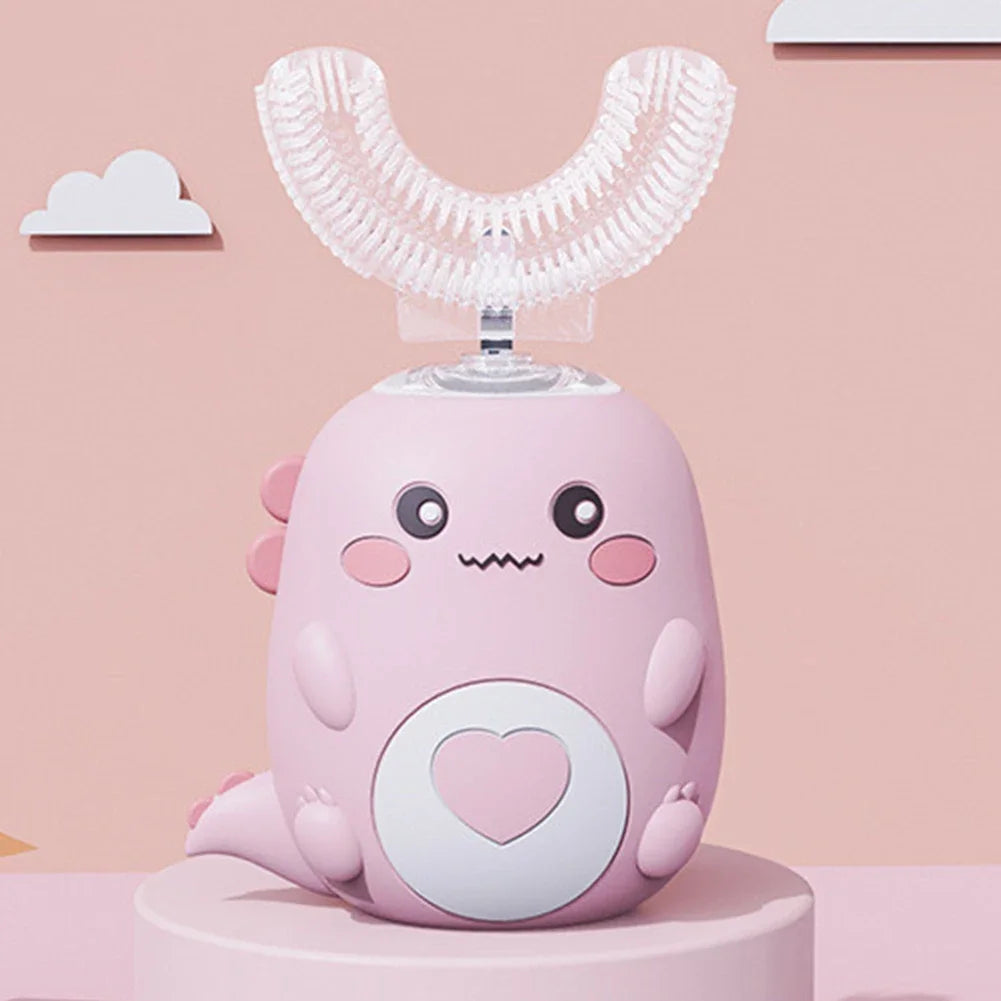 Brosse à dents électrique en forme de U pour enfants