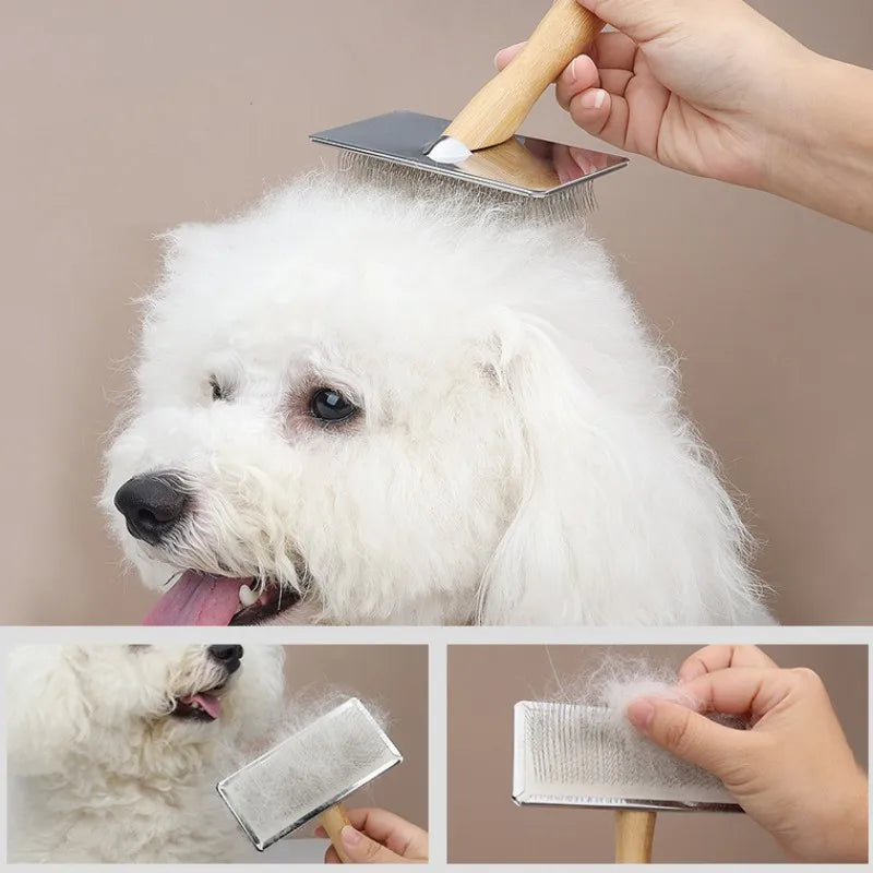 Peigne de toilettage de luxe pour chien – Solution douce contre la mue et les nœuds pour chaque pelage !