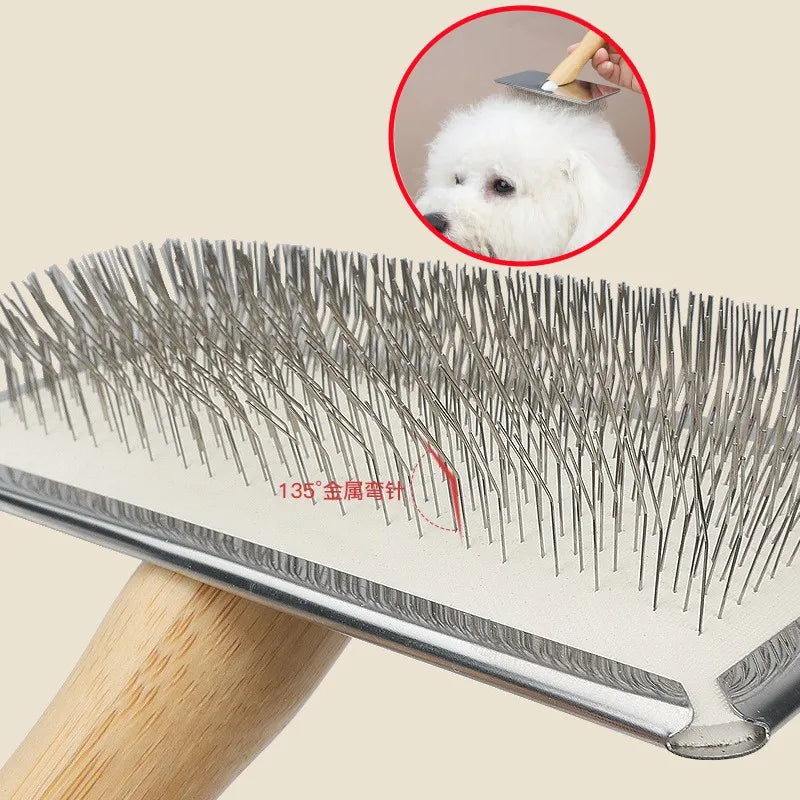 Peigne de toilettage de luxe pour chien – Solution douce contre la mue et les nœuds pour chaque pelage !