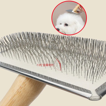 Peigne de toilettage de luxe pour chien – Solution douce contre la mue et les nœuds pour chaque pelage !