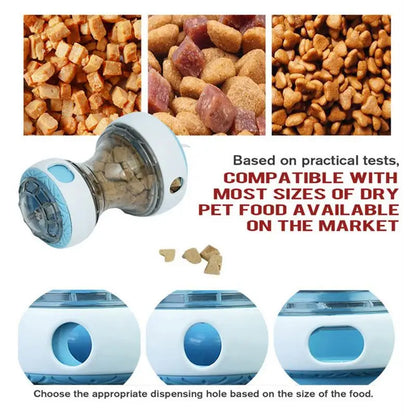 Rolling Treat Dispenser for Dogs – Tough Puzzle Toy for Enrichment & Brain Training