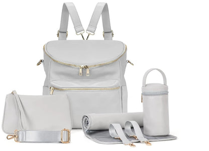 Nouveau sac maman en cuir PU tendance – Élégant, fonctionnel et parfait pour les mamans en déplacement !