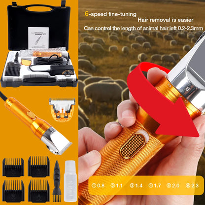 Tondeuse à chèvres et tondeuse multifonction sans fil de luxe de 380 W – La puissance rencontre la précision !