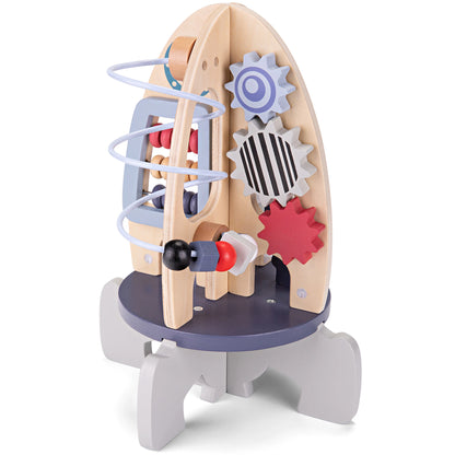 Wooden Rocket Montessori Toy