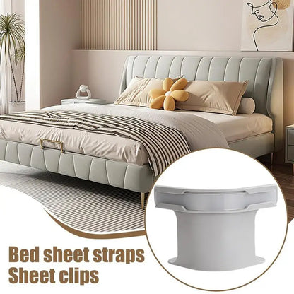 Bed Sheet Fasteners – Heavy Duty Corner Tightener Clips for Secure & Elegant Bedding!