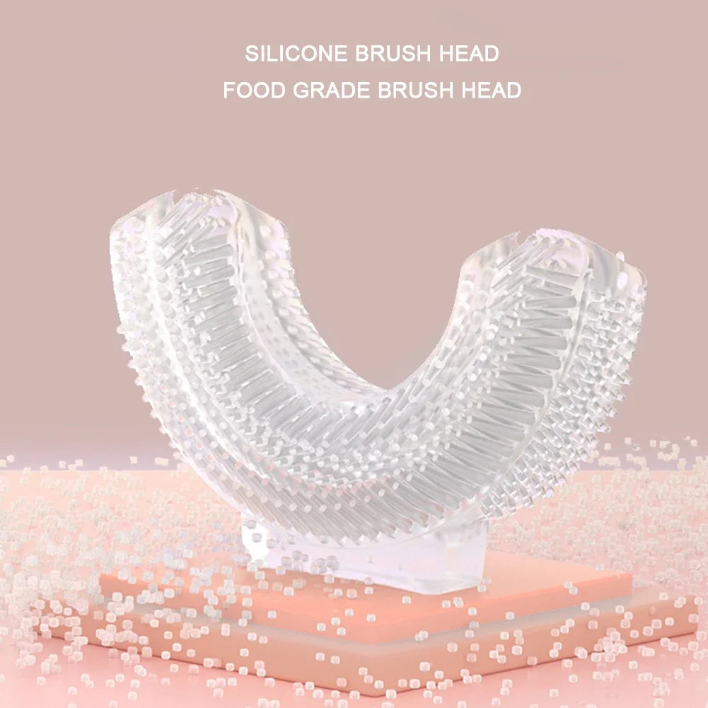 Brosse à dents électrique en forme de U pour enfants