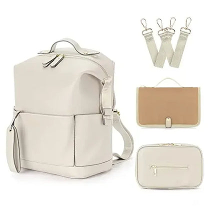 Nouveau sac maman en cuir PU tendance – Élégant, fonctionnel et parfait pour les mamans en déplacement !