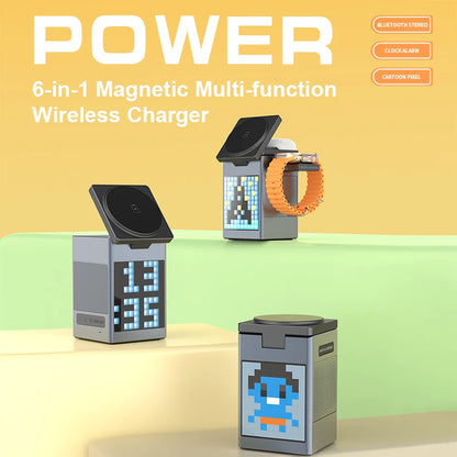 6-in-1 Magnetic Wireless Charging Station for Iphone