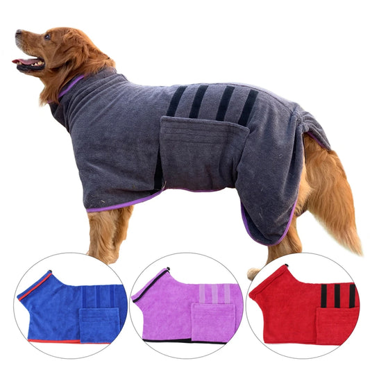Luxurious Dog Bathrobe – Soft, Super Absorbent & Quick-Drying Comfort!