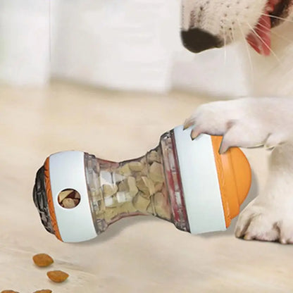 Rolling Treat Dispenser for Dogs – Tough Puzzle Toy for Enrichment & Brain Training