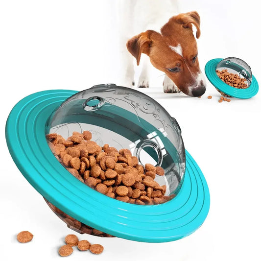 Flying Saucer Pet Puzzle Feeder &amp; Training Toy