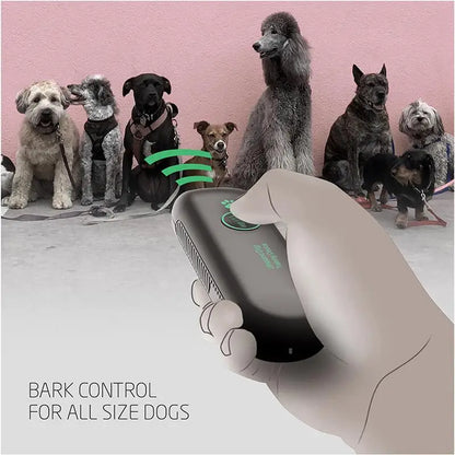 Appareil de contrôle des aboiements de chien à ultrasons – Outil de dressage du comportement rechargeable et efficace !